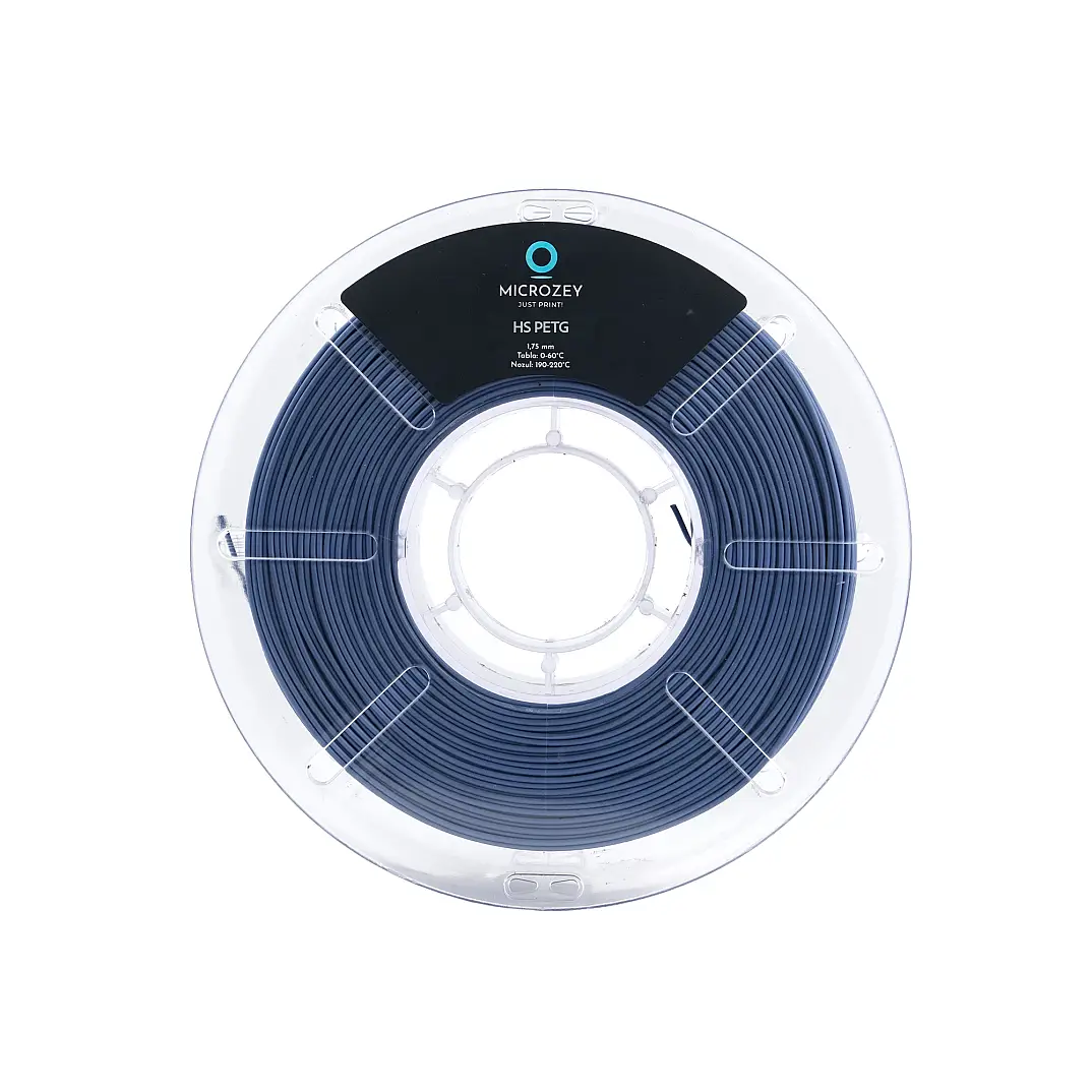 HS PETG Gümüş Mavi - 1.75 mm - 1 KG Filament - 1