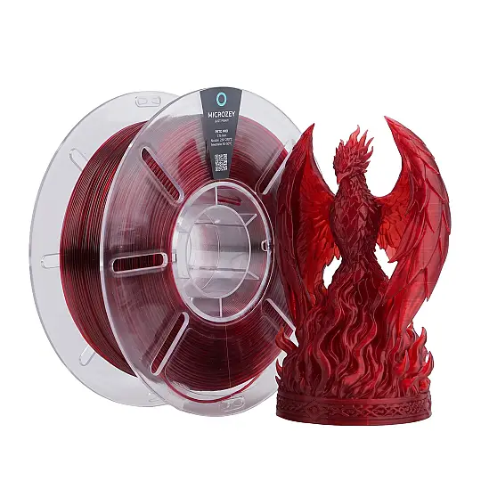 Petg Şeffaf Kırmızı