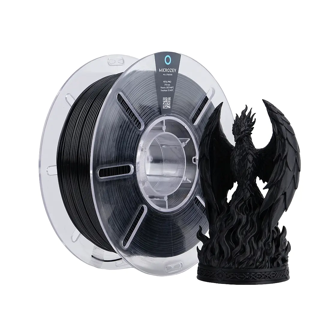 HS PETG Siyah - 1.75 mm - 1 KG Filament - 1