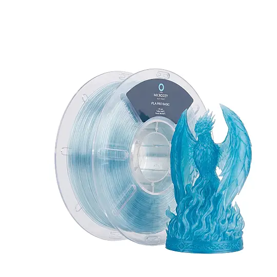 PLA Pro Basic Şeffaf Buz Mavi - 1.75 mm - 1 KG Filament