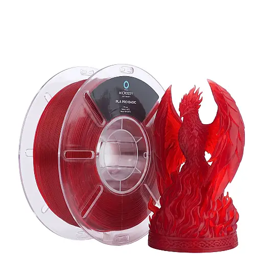 PLA Pro Basic Şeffaf Fuşya - 1.75 mm - 1 KG Filament