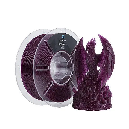 PLA Pro Basic Simli Mor - 1.75 mm - 1 KG Filament