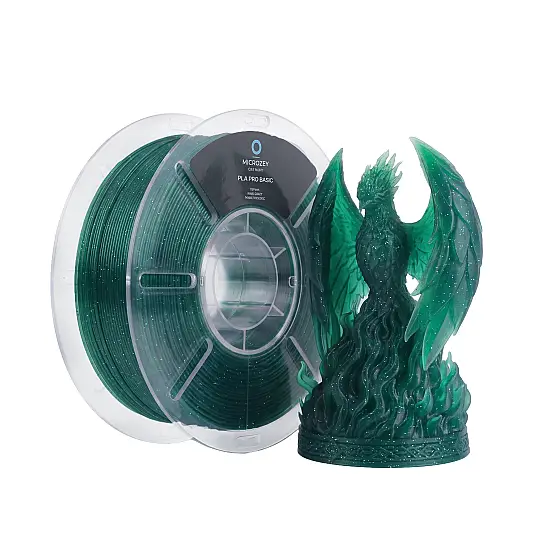 PLA Pro Basic Simli Yeşil - 1.75 mm - 1 KG Filament