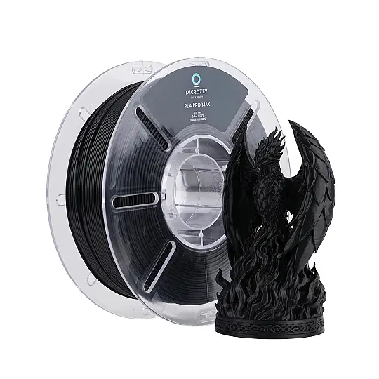 PLA Pro Max Siyah - 1.75 mm - 1 KG Filament